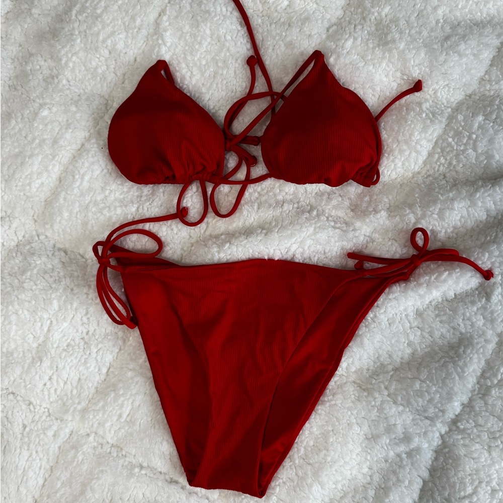 Victoria Secret Red Bikini Set